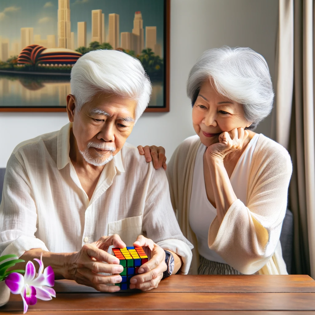 Rubik's Cube for elderly Singapore